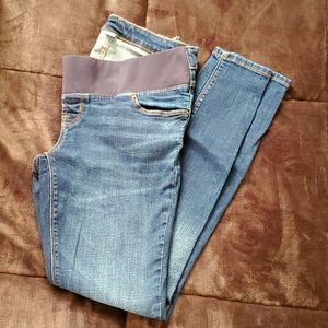 Old navy long length maternity jeans